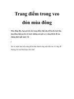 Trang điểm trong veo đón mùa đông pdf