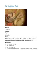 Cà ri gà kiểu Thái doc