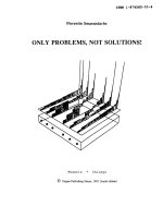 only problems not solutions - f. smarandache