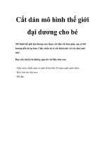 Cắt dán mô hình thế giới đại dương cho bé docx