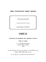 IMES DISCUSSION PAPER SERIES - INSTITUTE FOR MONETARY AND ECONOMIC STUDIES BANK OF JAPAN pot