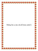 Những bài ca dao chủ đề hoàn cảnh potx