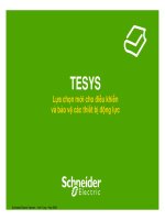 bài giảng tesys - lựa chọn mới cho điều khiển và bảo vệ các thiết bị động lực