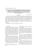 Một số yếu tố ảnh hưởng đến khả năng sinh tổng hợp γ-Decalactone của chủng nấm men Yarrowia lipolytica W29 pot