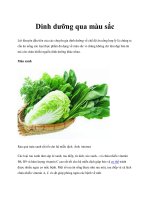 Dinh dưỡng qua màu sắc docx