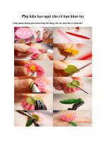 Phụ kiện kẹo ngọt cho cô bạn khéo tay pptx