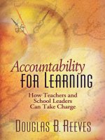 Accountability for Learning: How Teachers and School Leaders Can Take Charge potx