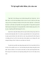 Tả lại ngôi nhà thân yêu của em pot