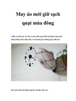 May áo mới giữ sạch quạt mùa đông docx