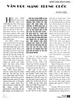 Báo cáo khoa học:văn học mạng Trung Quốc pdf