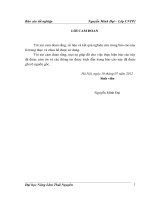 Khảo sát quy trình sản xuất sữa chua ăn tại Công ty Cổ phần Sữa Quốc tế IDP pptx