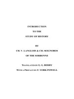 INTRODUCTION TO THE STUDY OF HISTORY ppt
