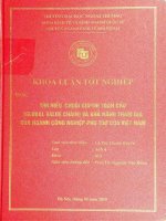 Tìm hiểu chuỗi giá trị toàn cầu (Global, Valuf, Chain) và khả năng tham gia của ngành công nghiệp phụ trợ của Việt Nam