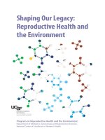 Shaping Our Legacy: Reproductive Health And The Environment pptx