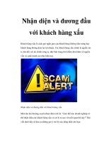 Nhận diện và đương đầu với khách hàng xấu potx