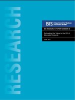 Estimating the Value to the UK of Education Exports potx