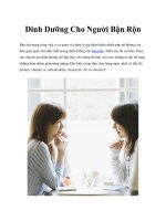 Dinh Dưỡng Cho Người Bận Rộn pdf