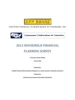 2012 HOUSEHOLD FINANCIAL PLANNING SURVEY potx