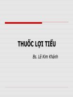 Thuốc lợi tiểu doc