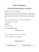 hình học 7 - giáo án bài tính chất ba đường trung trực của tam giác - gv.ph.t.hưng