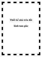 Thiết kế nhà trên đất hình tam giác pdf