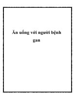 Ăn uống với người bệnh gan ppt