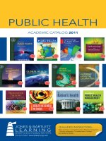 PUBLIC HEALTH ACADEMIC CATALOG 2011 doc