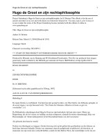 Hugo de Groot en zijn rechtsphilosophie pptx