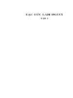 ĐẠO ĐỨC LÀM NGƯỜI - TẬP 1