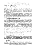 NHỮNG KIẾN THỨC CƠ BẢN VỀ PHÁP LUẬT docx