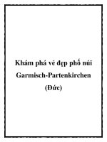 Khám phá vẻ đẹp phố núi Garmisch-Partenkirchen (Đức) doc