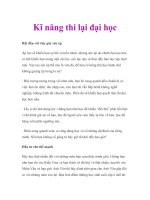 Kĩ năng thi lại đại học docx