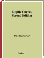 elliptic curves 2nd ed. - d. husemoeller