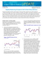 Rapidly Weakening Prospects Call for New Policy Stimulus ppt