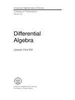 Differential Algebra potx