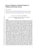 Review of Solutions to Global Warming, Air Pollution, and Energy Security doc