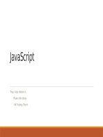 Giới thiệu về JAVASCRIPT ppt