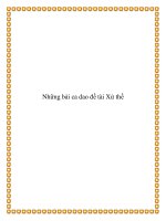 Những bài ca dao đề tài Xử thế pot