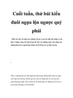Cuối tuần, thử búi kiểu đuôi ngựa lộn ngược quý phái docx