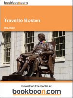 Travel to Boston pot