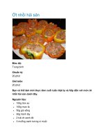 Ớt nhồi hải sản pot