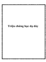 Triệu chứng học dạ dày doc