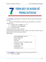 chuong (7) : trình bày và in vẽ trong autocad