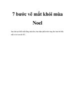 7 bước vẽ mắt khói mùa Noel docx