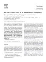 Age- and sex-related effects on the neuroanatomy of healthy elderly pdf