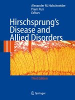 Hirschsprung´s Disease and Allied Disorders pptx