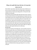 Sống với quyết định bạn đã chọn về trung tâm chăm sóc trẻ docx