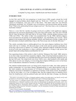 GOD AND WAR: AN AUDIT & AN EXPLORATION pdf