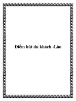 Điểm hút du khách -Lào ppt
