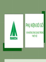 ứng dụng phụ kiện trong thiết kế